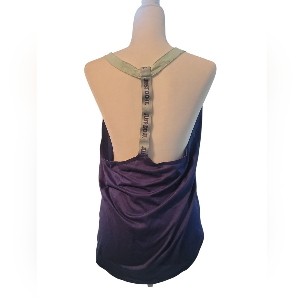 Nike Purple Tank Top with Green Strap